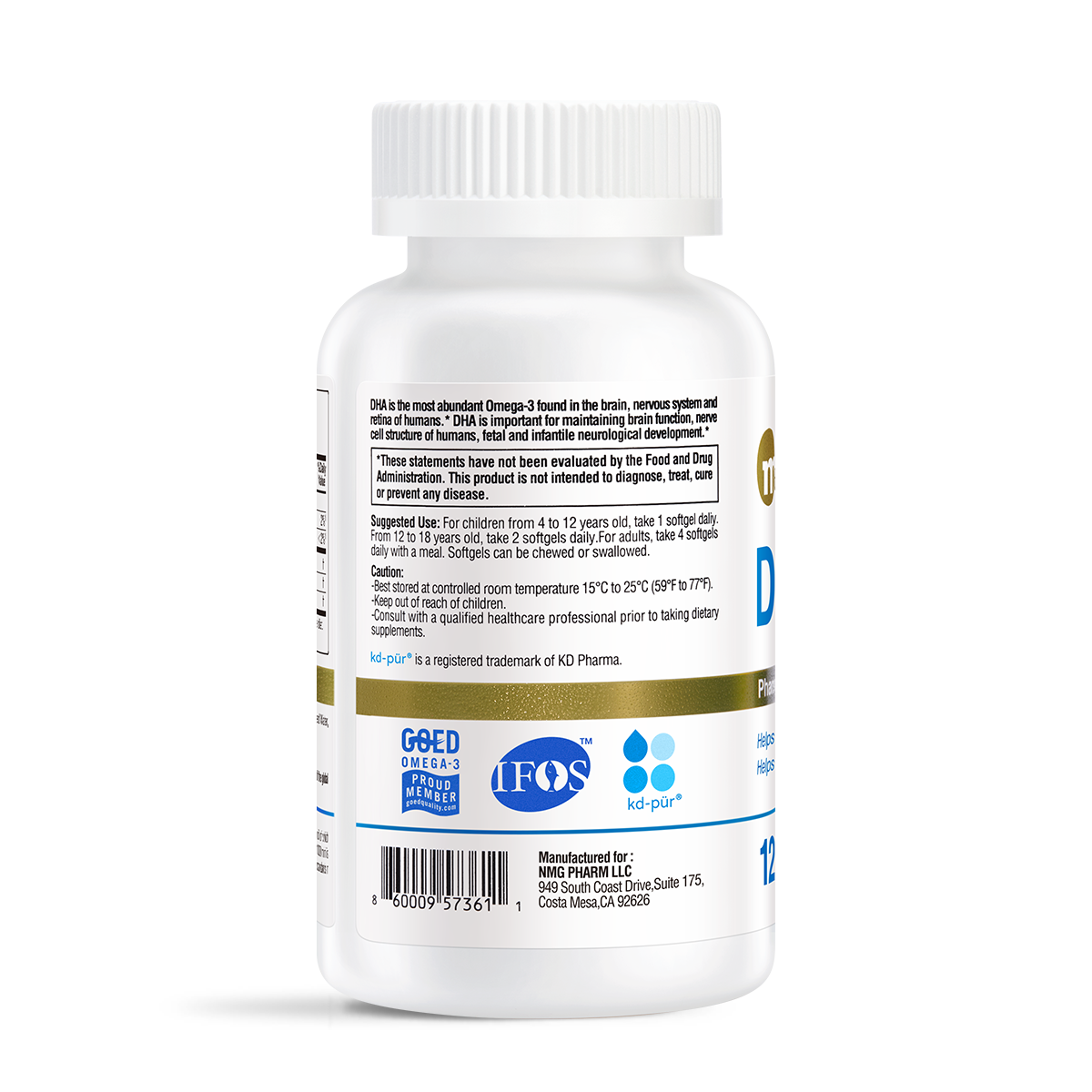 DHA1000 MINI 120 softgels 3