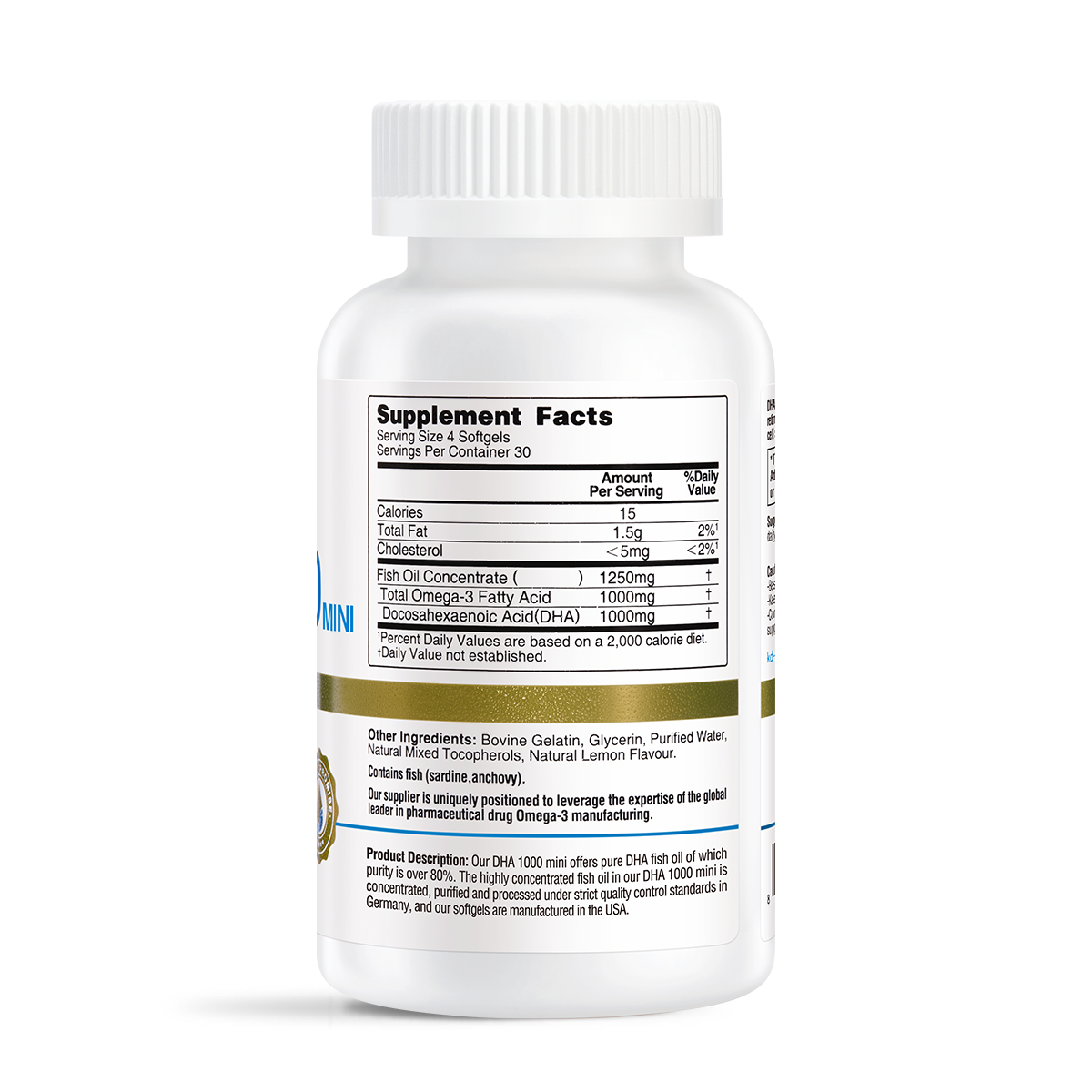 DHA1000 MINI 120 softgels 4